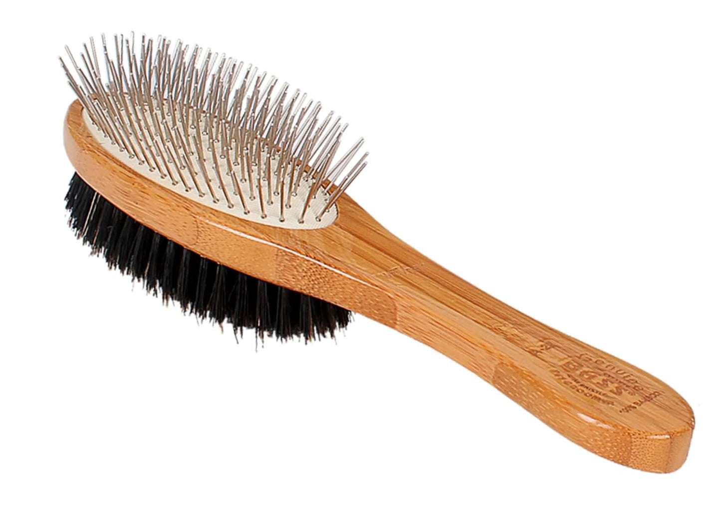 Bass Brushes- Dual Sided Pet Brush Oval Style - Your Pet Connection