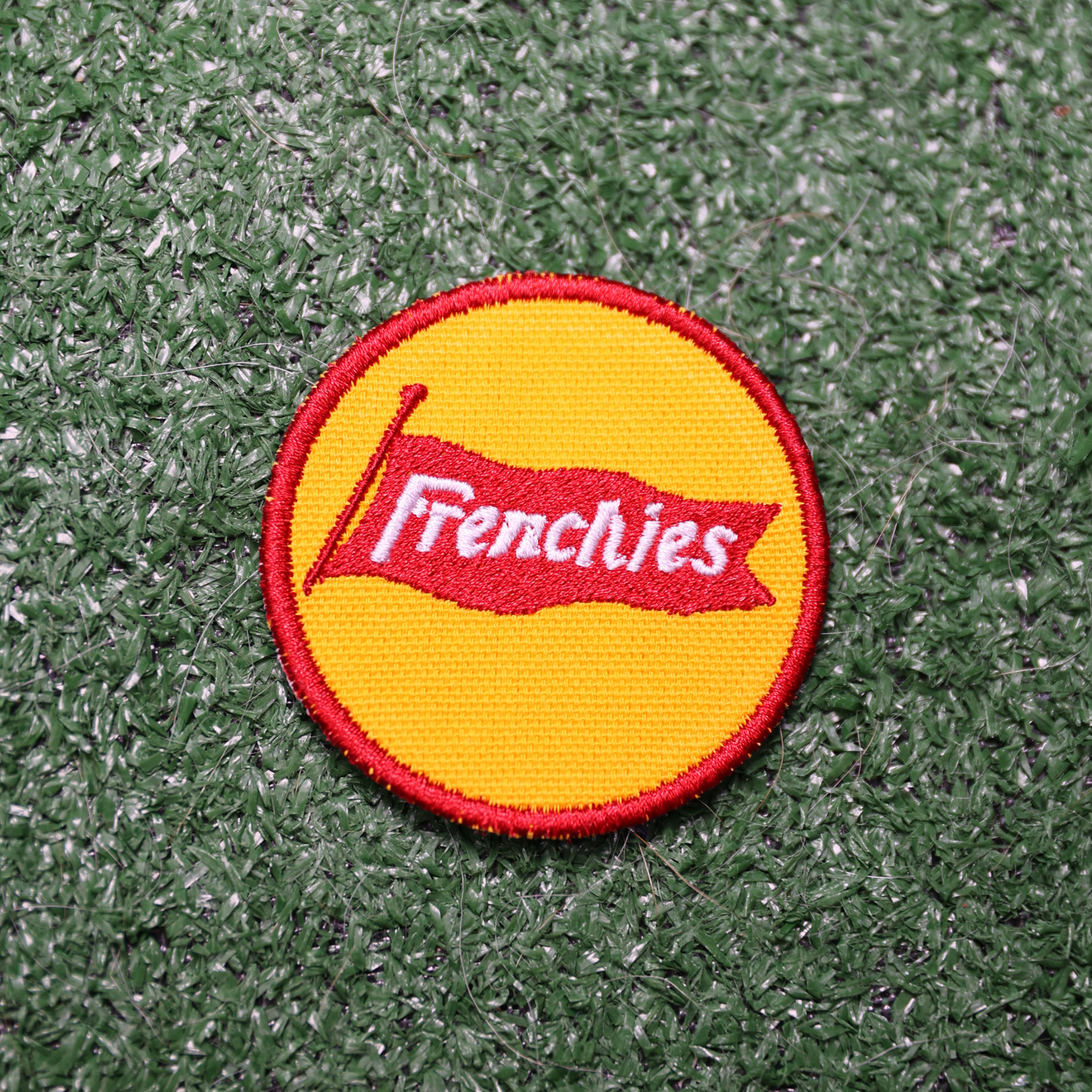 Frenchie Mustard Logo Patch - Your Pet Connection