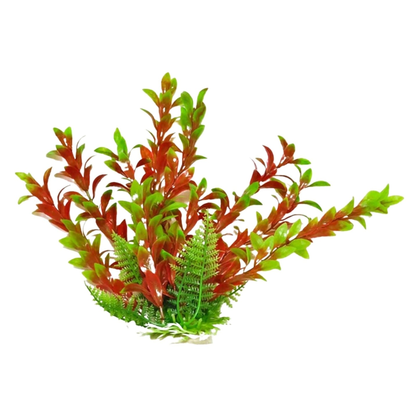 Aquatop Hygro Aquarium Plant with Weighted Base Green, Red, 1ea/12 in