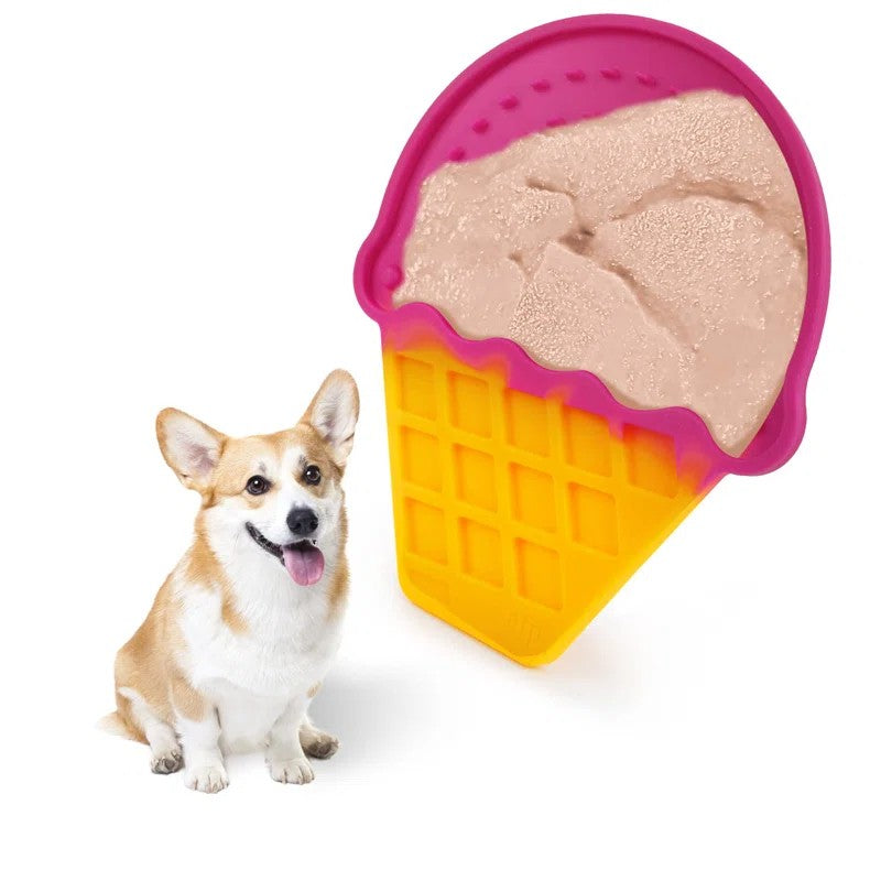 Chill Out - Ice Cream Dog Lick Mat Summer Slow Feeder for Dogs