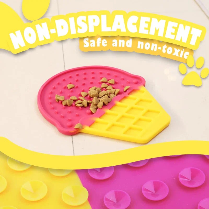 Chill Out - Ice Cream Dog Lick Mat Summer Slow Feeder for Dogs