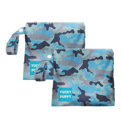Blue Camo Dog Poop Bag Holders - Your Pet Connection