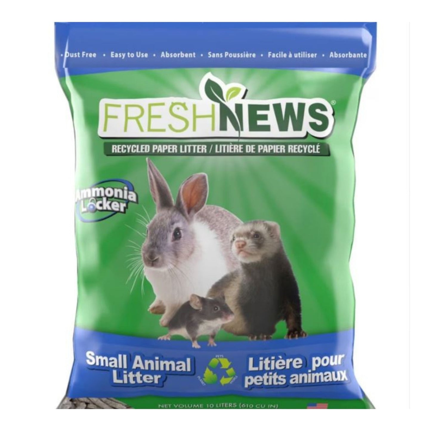Fresh News Small Animal Litter Gray 10 L