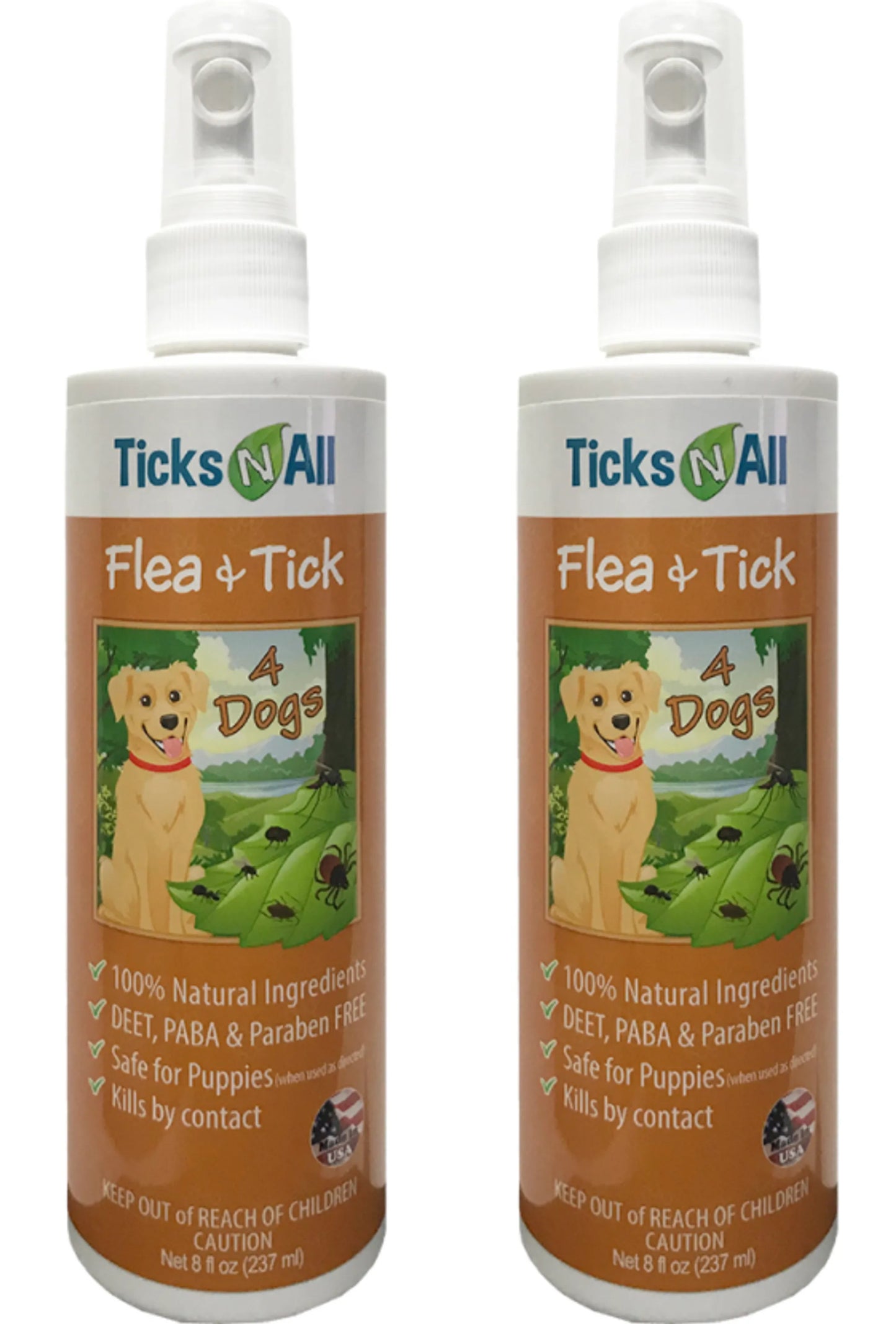 Ticks-N-All Flea & Tick Repellent for Cats 4 oz