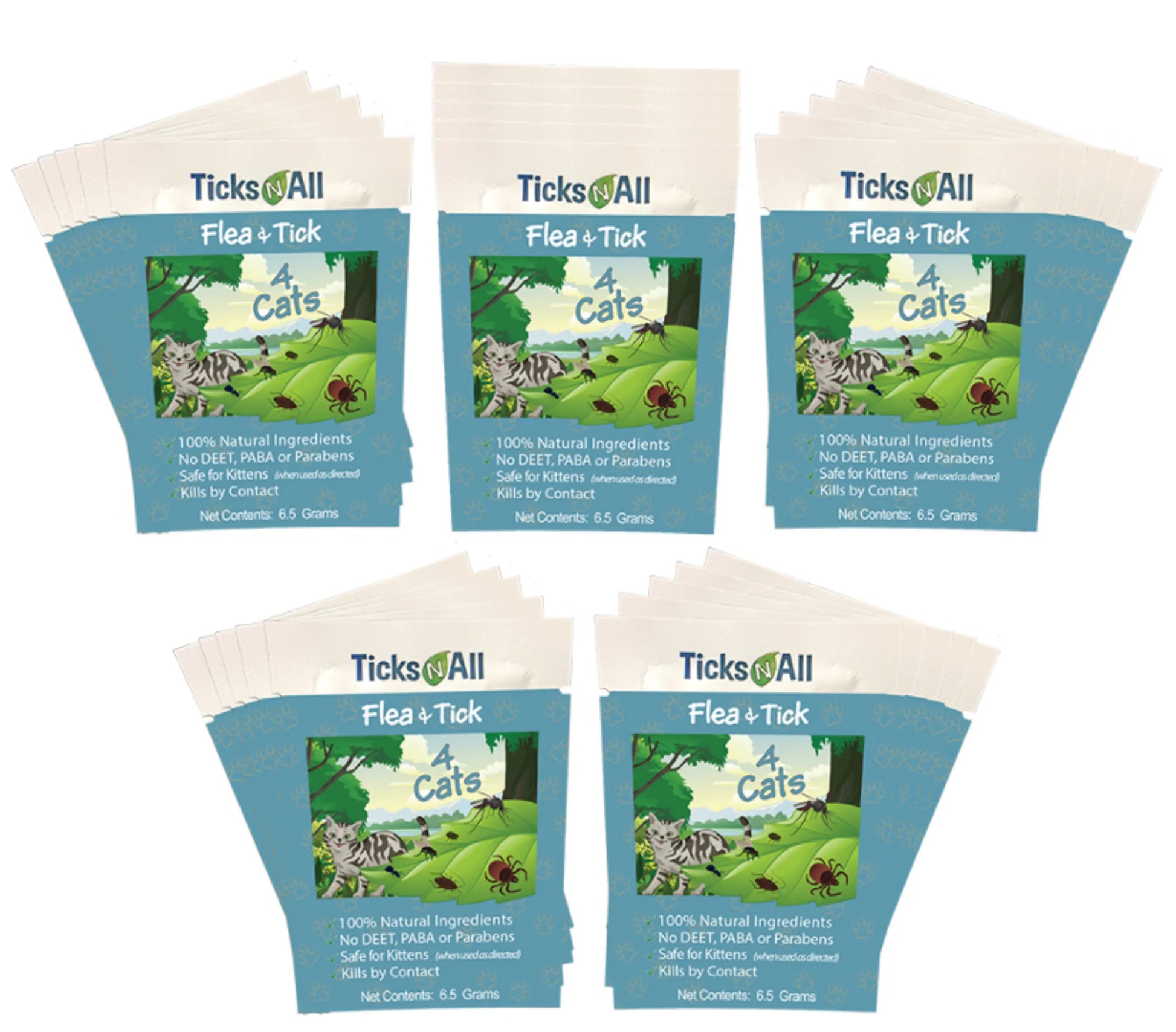 All Natural Flea and Tick Wipes 4 Cats (10 count.) - Your Pet Connection