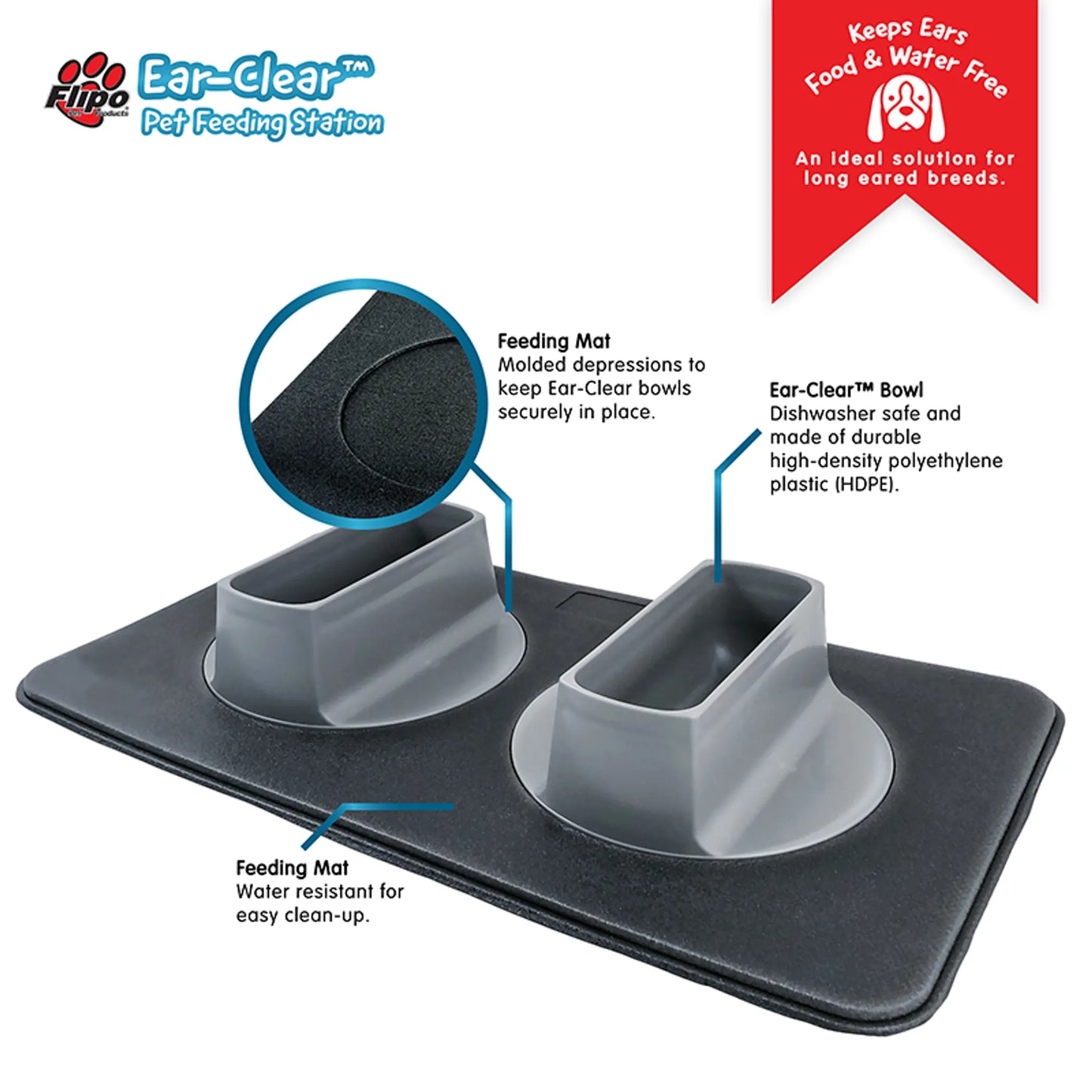 Ear-Clear - Pet Feeding Station - Your Pet Connection