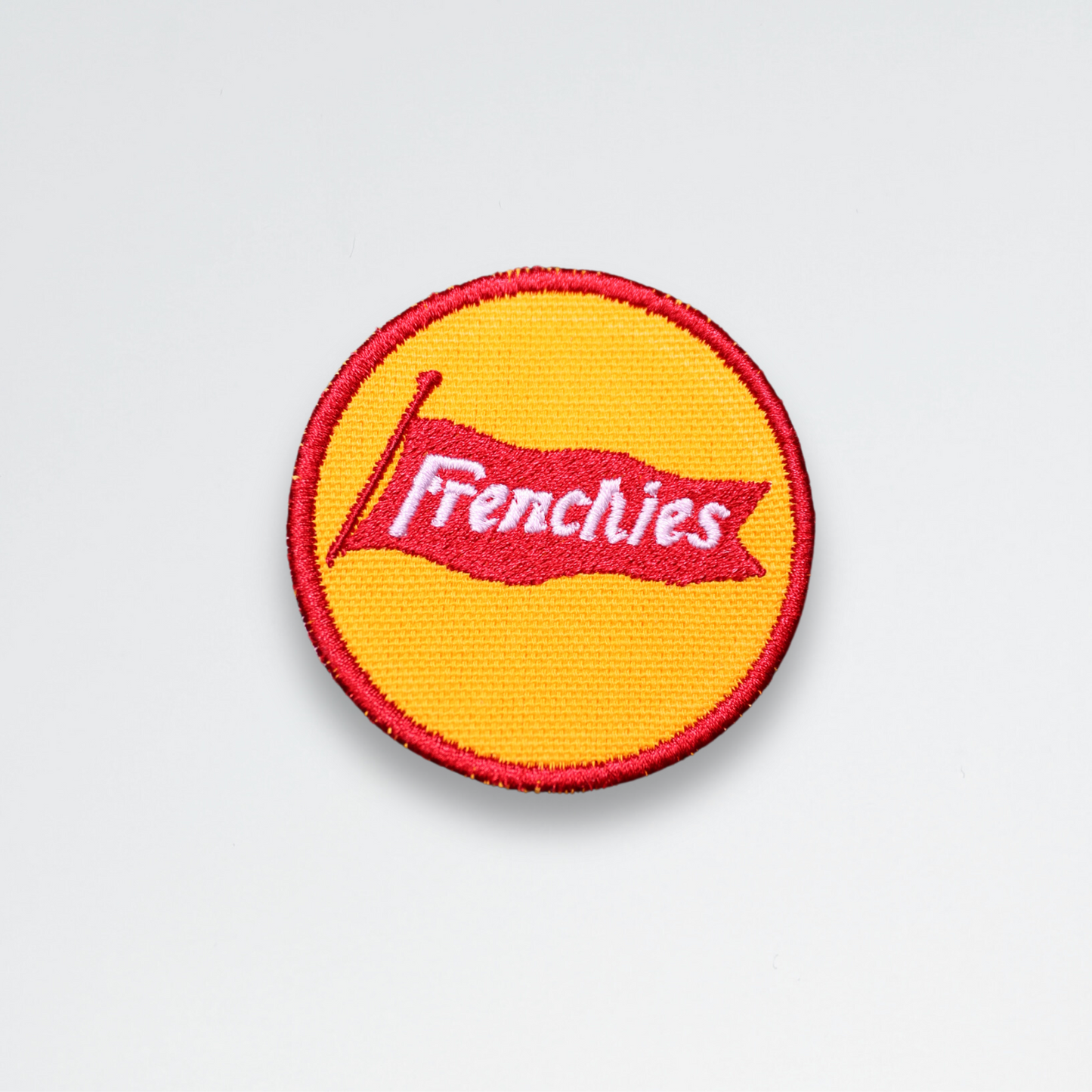 Frenchie Mustard Logo Patch - Your Pet Connection