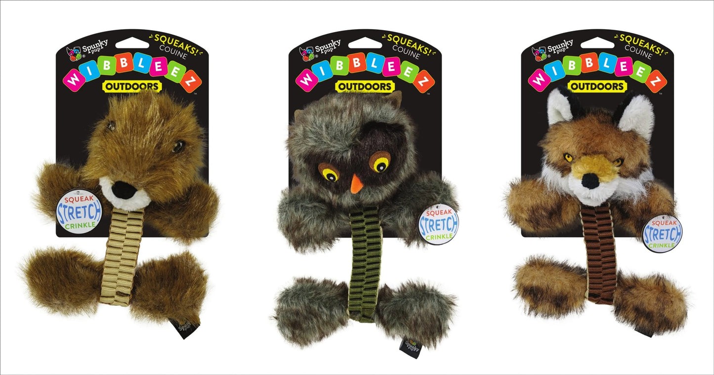 Spunky Pup Wibbleez Fetch Toy Outdoors Size