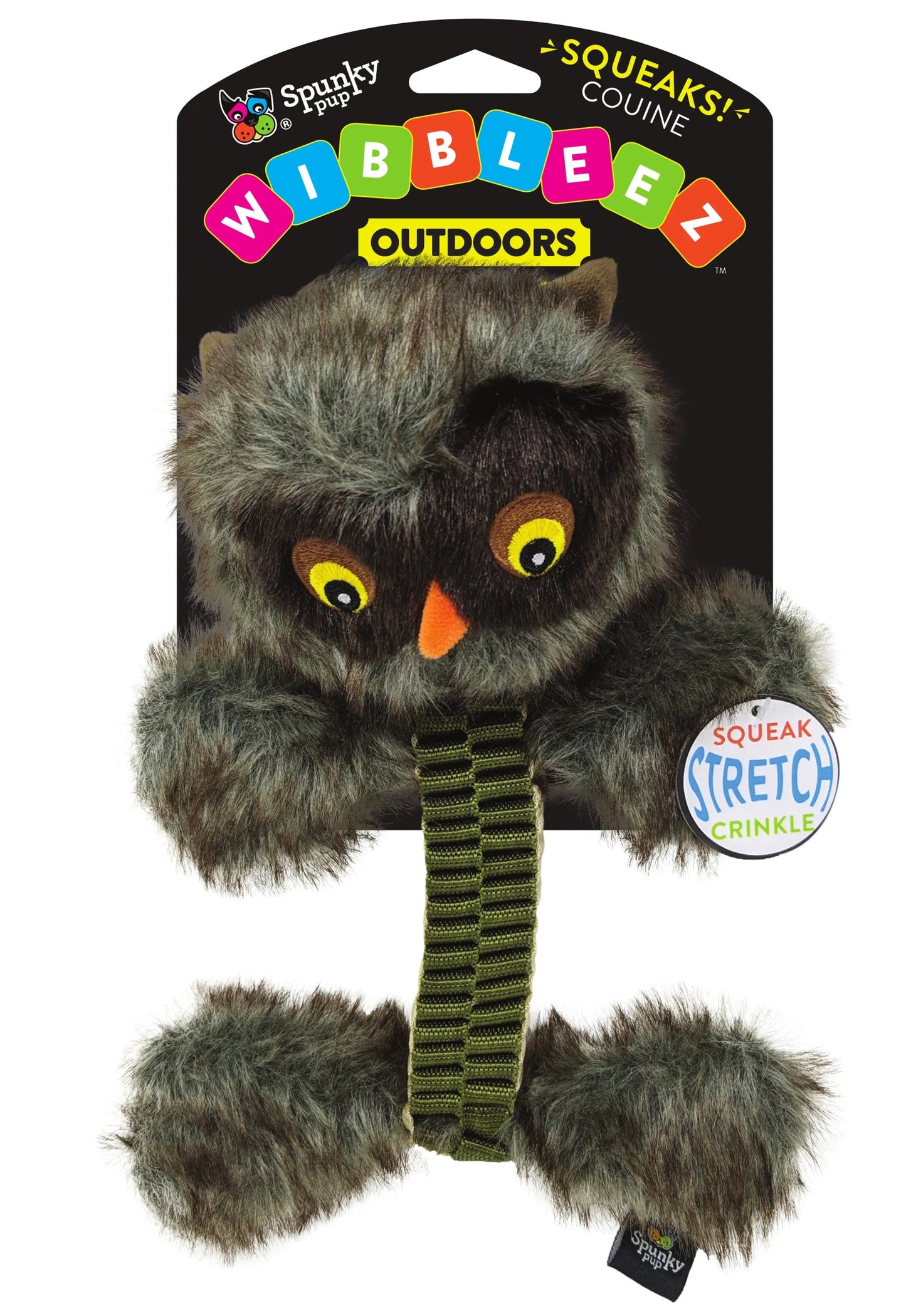 Spunky Pup Wibbleez Fetch Toy Outdoors Size