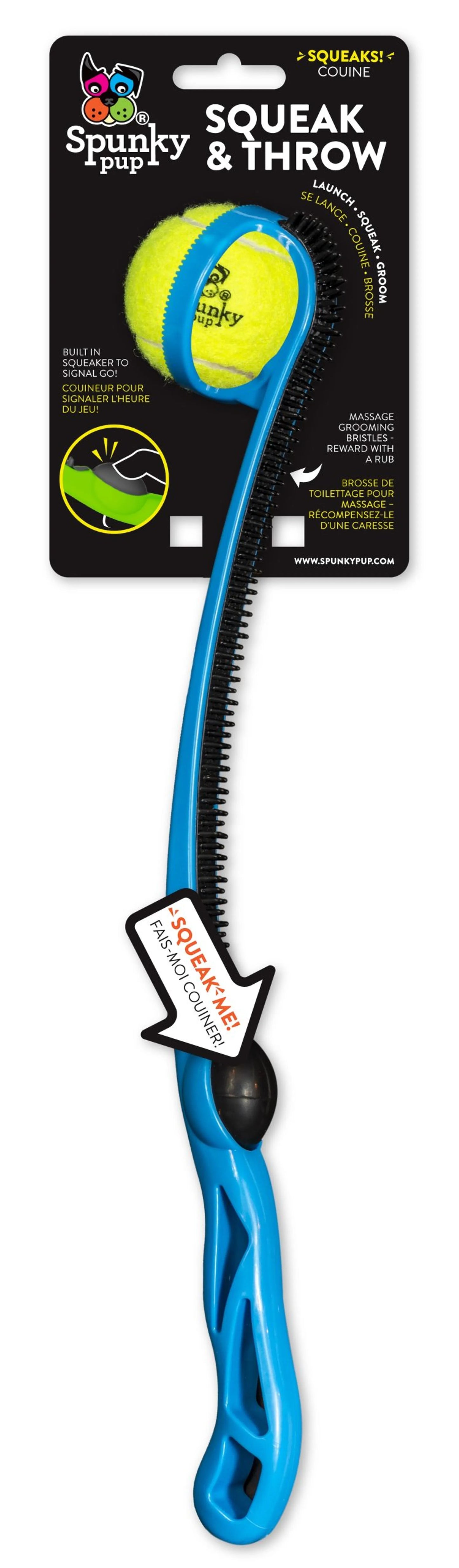 Spunky Pup Squeak & Throw Launcher 18.5 Inches