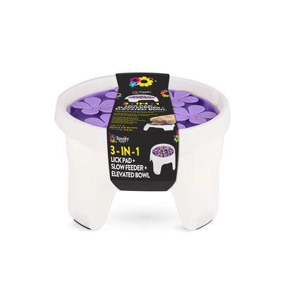 3-in-1 Lick Pad + Slow Feeder + Elevated Bowl - Your Pet Connection