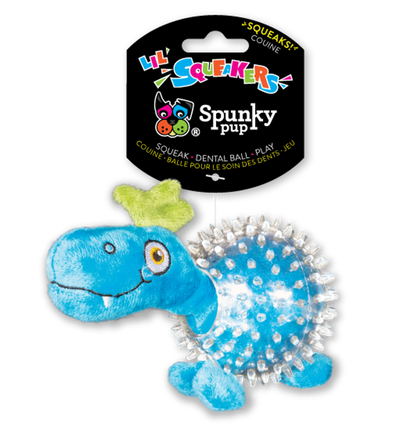 Dino in Clear Spiky Ball - Your Pet Connection