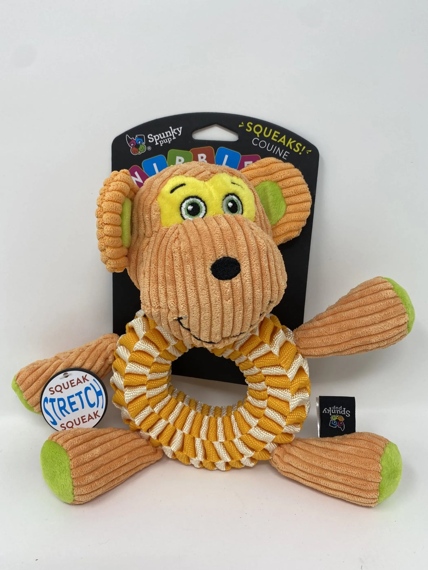 Spunky Pup Dog Toys Wibbleez Tug & Fetch Delight 9"