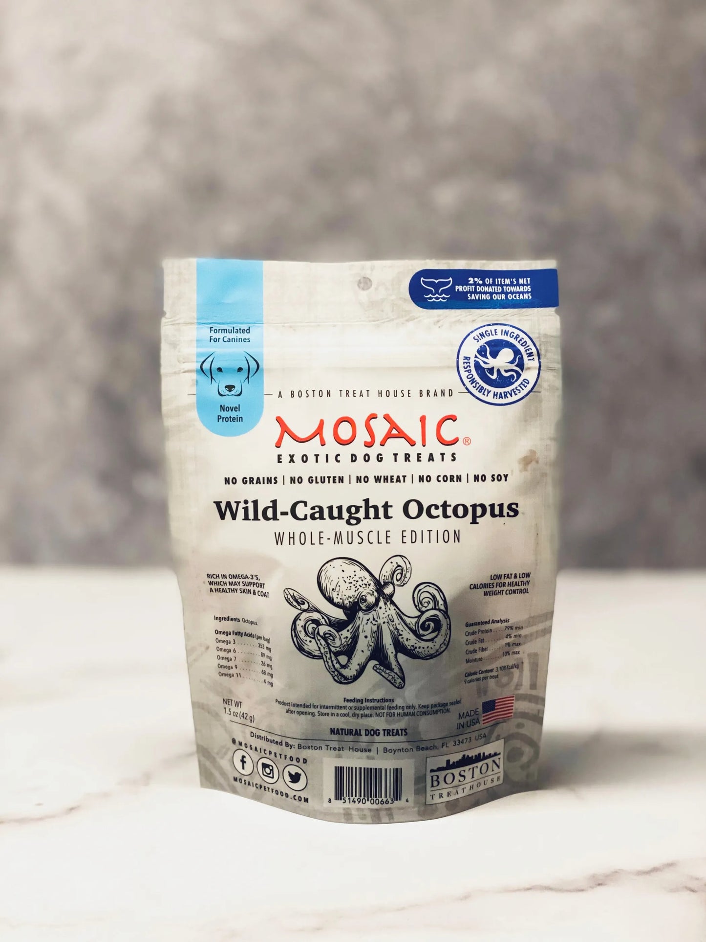 Mosaic Wild-Caught Octopus Jerky 150g