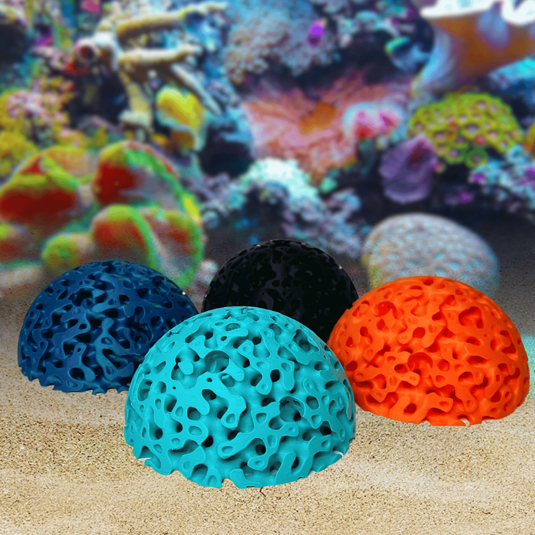 Aquarium Dome Coral Frag Stand | Coral Reef Replica Frag Stand Base for Growing Coral | Displays Multiple Frags - Your Pet Connection