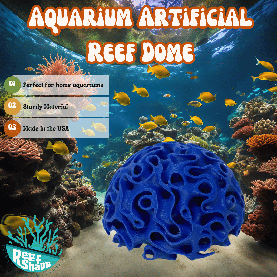 Aquarium Coral Reef Dome - Aquarium Reef Replica for Fish & Shrimp Shelter & Egg Laying - Your Pet Connection