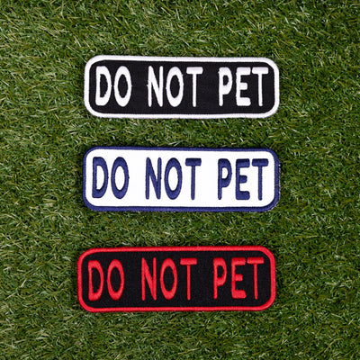 Do Not Pet 2x6 Patch - Your Pet Connection