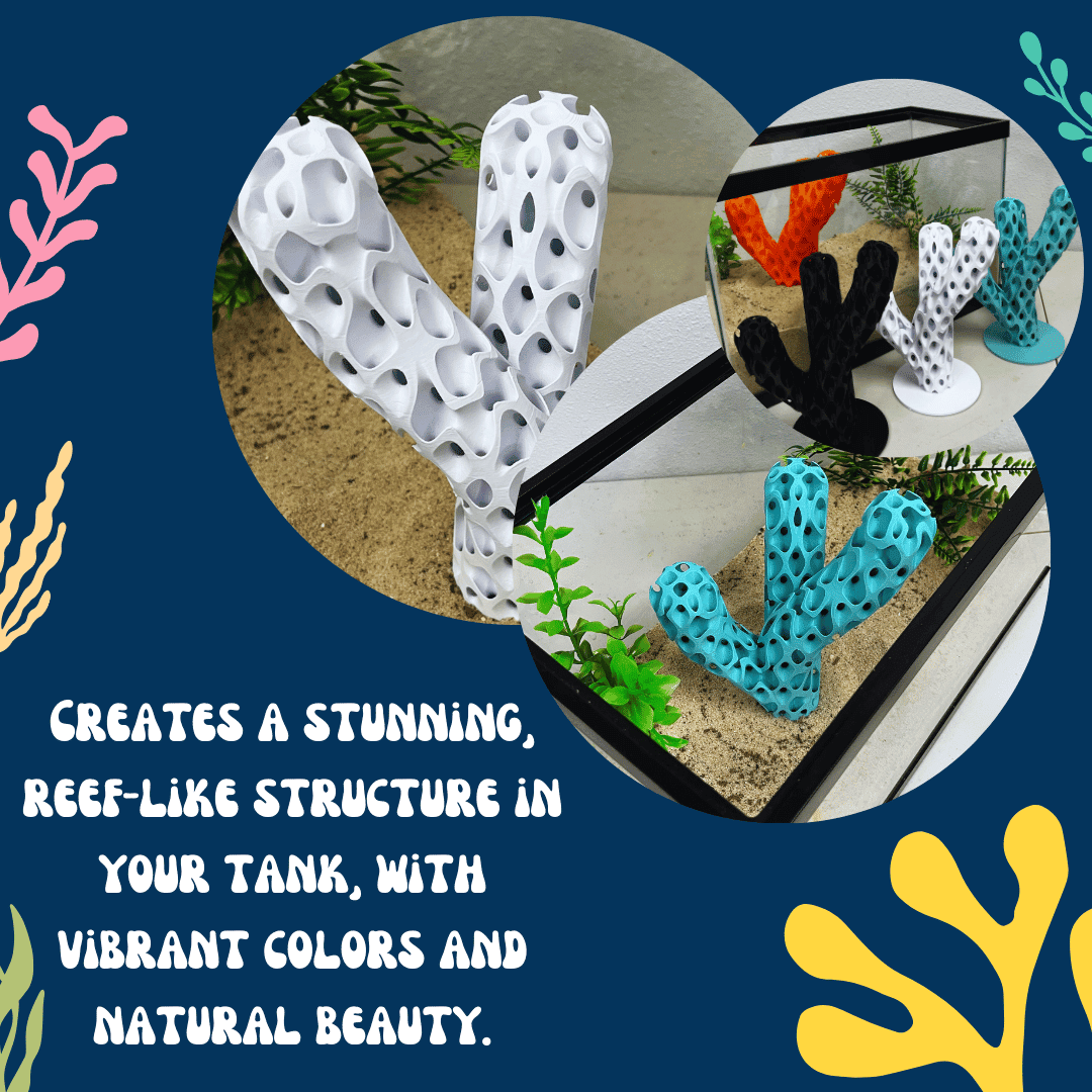 Aquatic Branch Haven – Lattice Coral Reef Branch Decor for Fish, Shrimp, & Aquatic Pets - Your Pet Connection