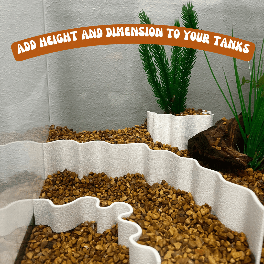 Aquarium or Terrarium Substrate Cliffs Combo Pack | Separate Substrate Layers in Aquariums or Terrariums to Create Cliffs & Depth - Your Pet Connection