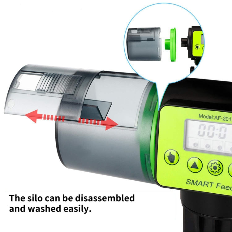 AquaBlue Fish Tank Intelligent Timing Automatic Feeder Aquarium Goldfish Feeder Large Capacity Fish Feeder,Model: AF-2019B English Version - Your Pet Connection