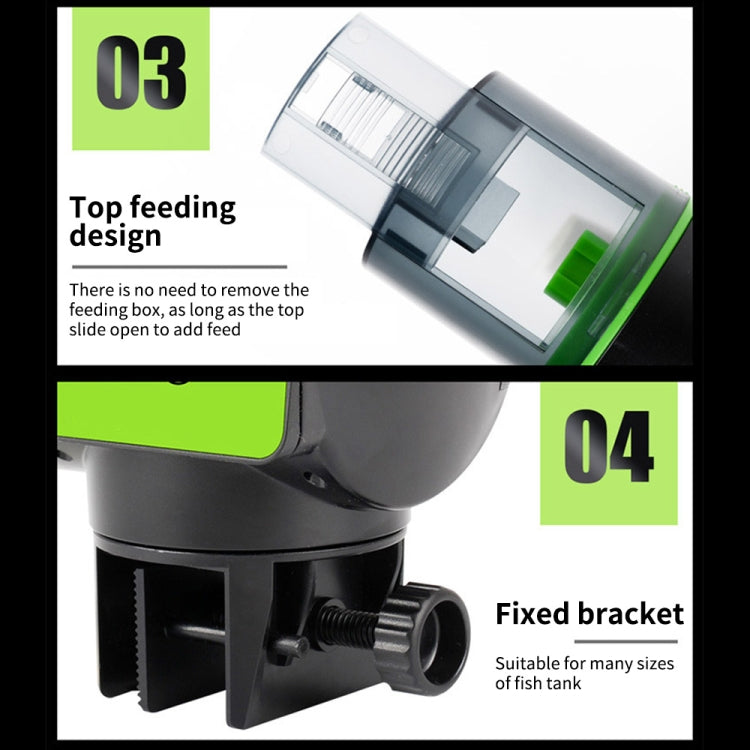 AquaBlue Fish Tank Intelligent Timing Automatic Feeder Aquarium Goldfish Feeder Large Capacity Fish Feeder,Model: AF-2019B English Version - Your Pet Connection