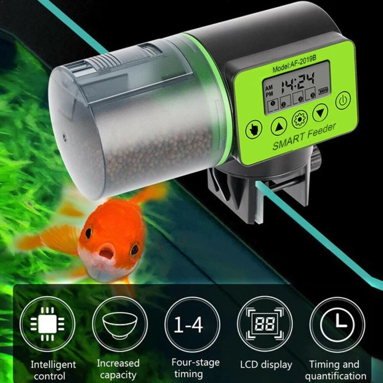 AquaBlue Fish Tank Intelligent Timing Automatic Feeder Aquarium Goldfish Feeder Large Capacity Fish Feeder,Model: AF-2019B English Version - Your Pet Connection