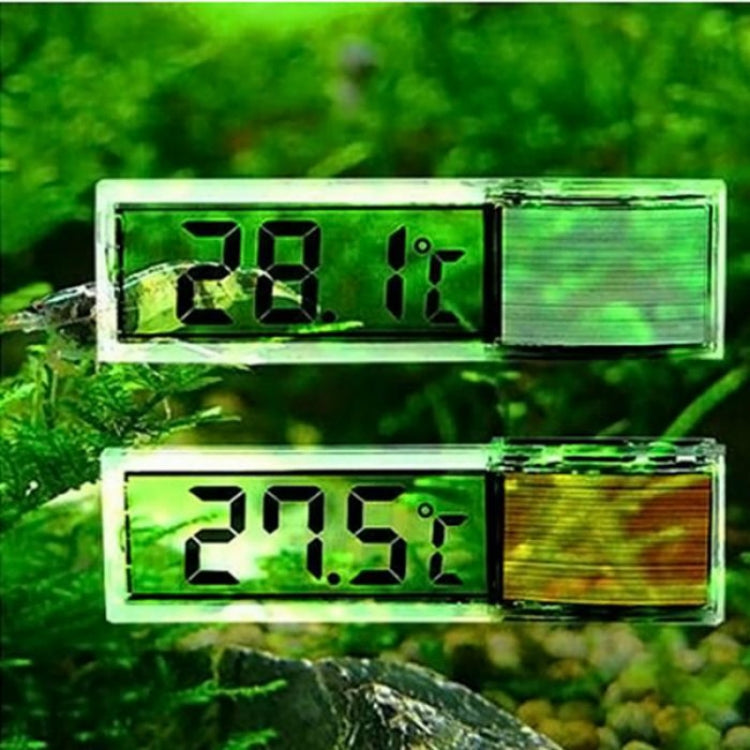 Multi-Functional LCD 3D Digital Electronic Temperature Measurement Fish Tank Aquarium Thermometer(Gold) - Your Pet Connection