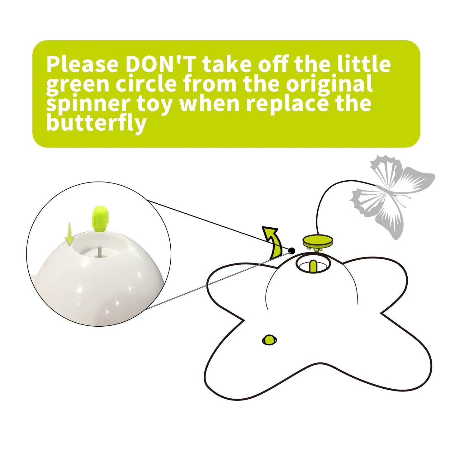 Automatic Butterfly Toy For Cat