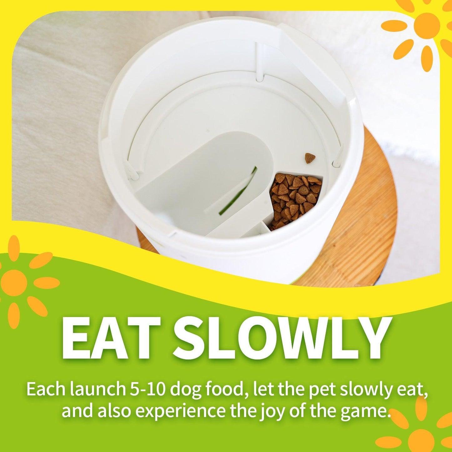 Interactive Fetch-N-Treat Dog Toy