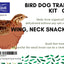 Quail Wing Dog Training Kit - Nutritious Dog Treats and Quail Wing for Effective Dog Training Sessions - Reinforce Positive Behaviors with Training Treats - Not Suitable for Small Breeds - Your Pet Connection