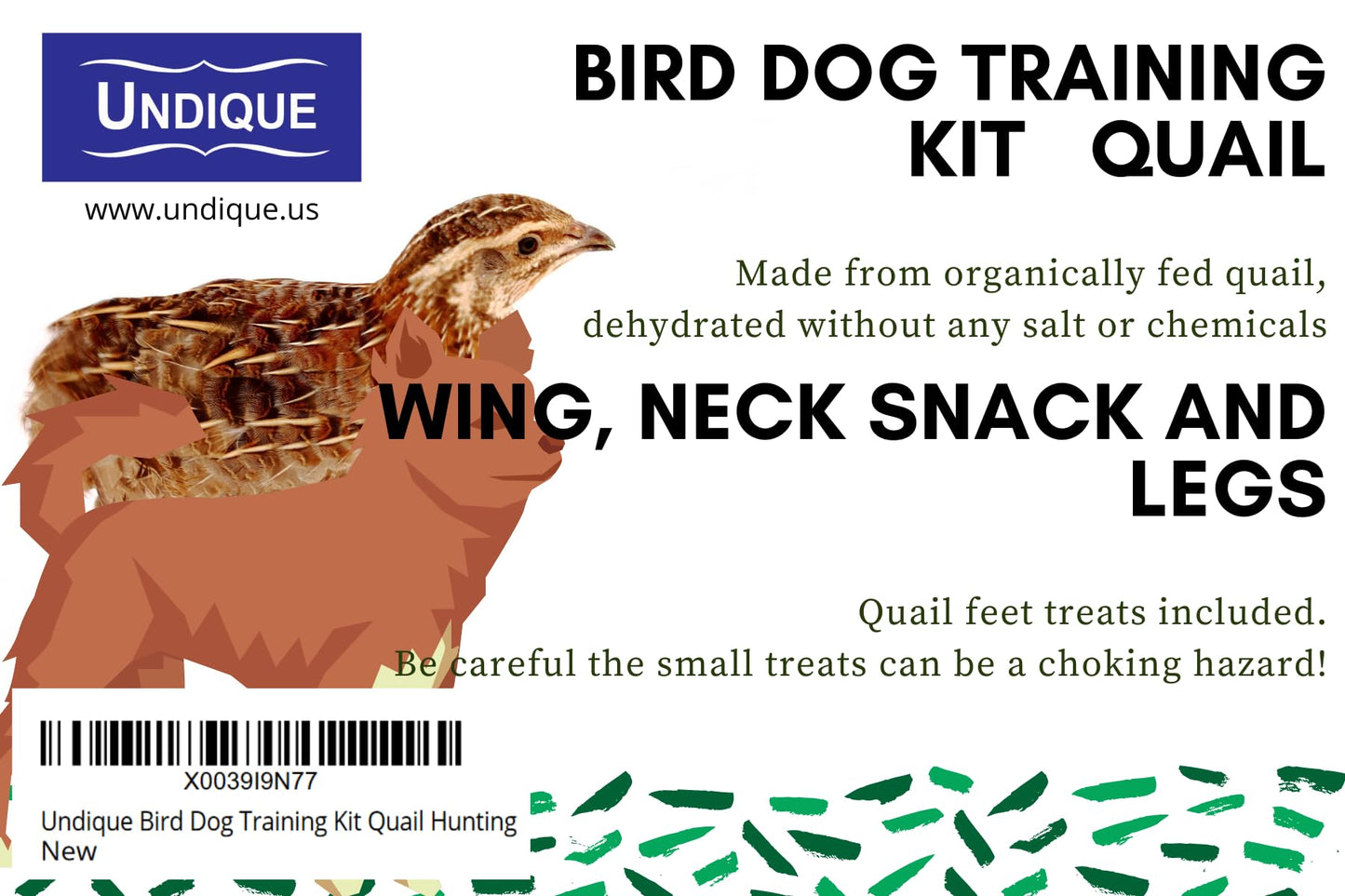 Quail Wing Dog Training Kit - Nutritious Dog Treats and Quail Wing for Effective Dog Training Sessions - Reinforce Positive Behaviors with Training Treats - Not Suitable for Small Breeds - Your Pet Connection