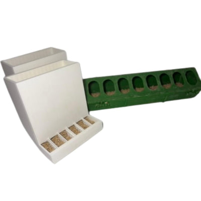 Button Quail Feeders (2), Adjustable Spill-Resistant Design Made in USA - Your Pet Connection