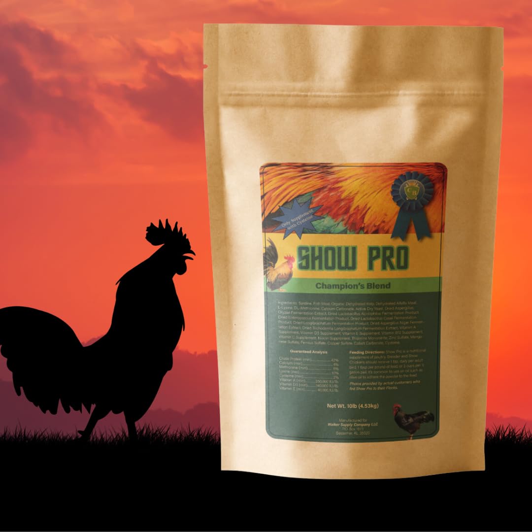 Show Pro Poultry Supplement, 10LB Bag - Boosts Health & Performance for Breeders, Exhibitors - Your Pet Connection