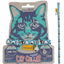 Touchcat Bell-Chime Designer Rubberized Cat Collar w/ Stainless Steel Hooks