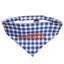 Touchdog Plaid Patterned Hook-and-Loop Fashion Dog Bandana