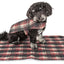 Touchdog ® 2-In-1 Tartan Plaid Dog Jacket and Matching Reversible Dog Mat