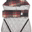 Touchdog ® 2-In-1 Tartan Plaid Dog Jacket and Matching Reversible Dog Mat