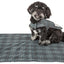 Touchdog ® 2-In-1 Windowpane Plaid Matching Dog Jacket and Reversible Dog Mat