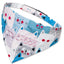 Touchdog ®'Head-Popper' Fashion Designer Printed Hook-and-Loop Dog Bandana