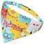 Touchdog ®'Head-Popper' Fashion Designer Printed Hook-and-Loop Dog Bandana