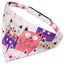 Touchdog ®'Head-Popper' Fashion Designer Printed Hook-and-Loop Dog Bandana