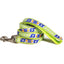Touchdog Tough Stitched Durable Embroidered Collar and Leash - Yellow