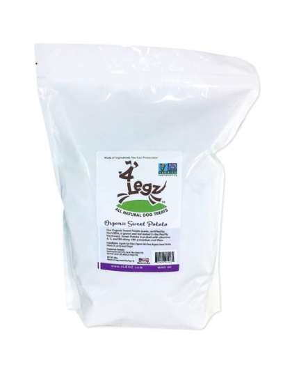 4Legz Organic Sweet Potato Crunchy Dog Cookies - 4 lbs