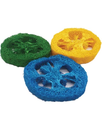 AE Cage Company Nibbles Loofah Slice Chew - 3 count