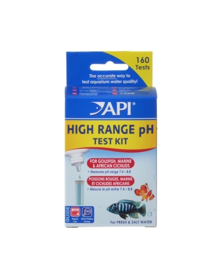 API pH High Range Test Kit FW & SW - 160 Tests