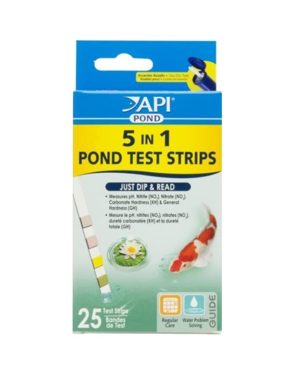 API Pondcare 5-in-1 Pond Test Strips - 25 count