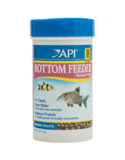 API Bottom Feeder Premium Shrimp Pellet Food - 4 oz