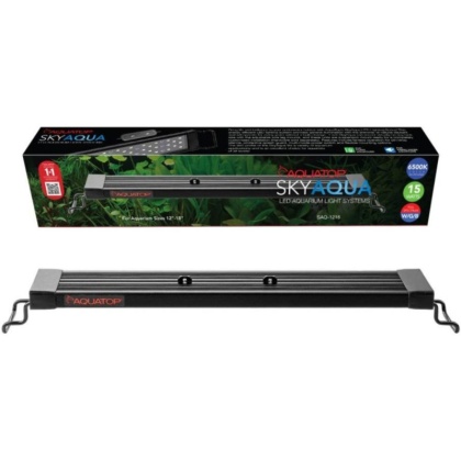 Aquatop SkyAqua LED Aquarium Light Fixture 6500K - 12-18" Long