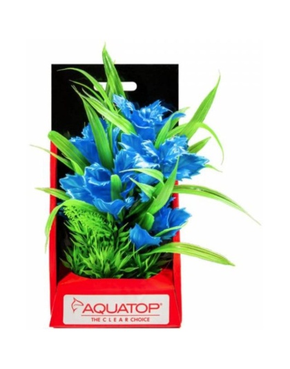 Aquatop Vibrant Passion Aquarium Plant Blue - 6" tall