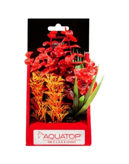 Aquatop Vibrant Wild Aquarium Plant Red - 6" tall